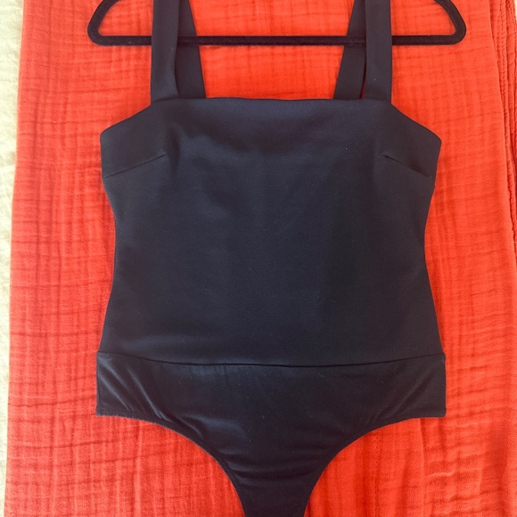 Lulus Basics Black Sleeveless Bodysuit - Size M - Picture 2 of 5